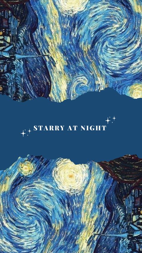 Stary Night Wallpaper 4k, Starry Aesthetic, Van Gogh Wallpaper, Starry Night Wallpaper, Space Wallpaper, Arte Van Gogh, Artist Quotes, Starry Night Van Gogh, Learning Graphic Design