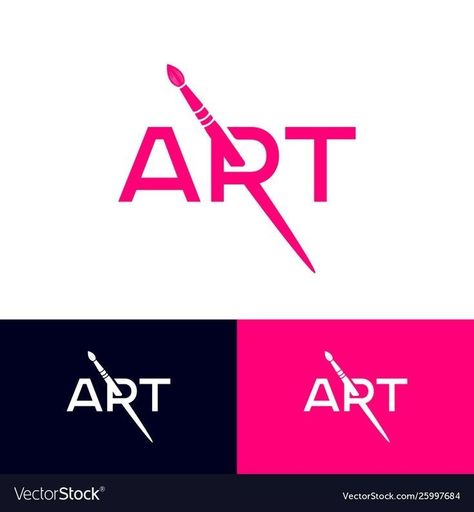 Art Logos Creative, Art Logos Ideas, Art Logo Design Ideas Creative, Art Gallery Logo Design Ideas, Logo Design Artist, Logo For Painting Artist, Art Logo Ideas Creative, Logo For Art Page, Artist Logo Design Creative