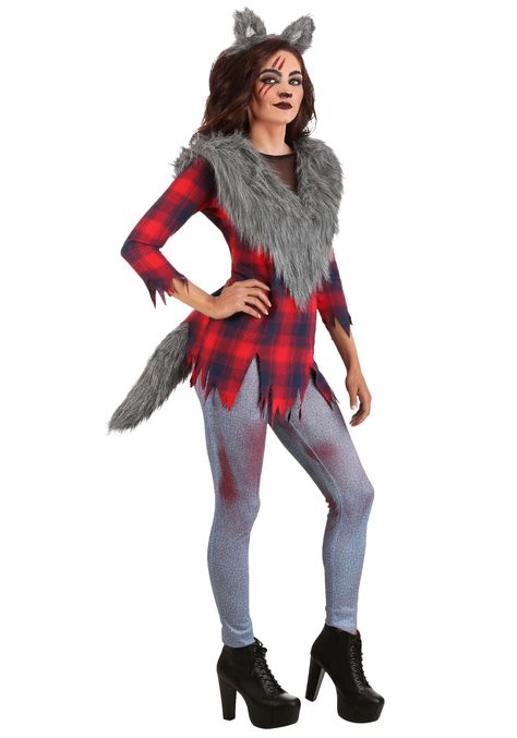 Werewolf Costume, Wolf Costume, Diy Costumes Women, Scary Halloween Costume, Black Halloween Dress, Scary Halloween Costumes, Scary Costumes, Costume Diy, Couple Halloween