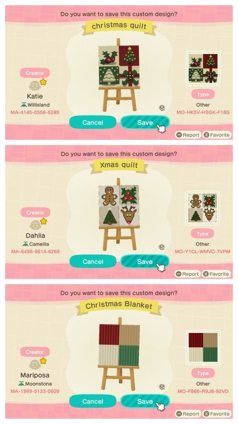 Christmas Custom Design Acnh, Acnh Christmas Code Path, Acnh Christmas Standee, Acnh Christmas Outfit Codes, Acnh Clothes Design Id Winter, Acnh Winter Blanket, Acnh Quilt Codes, Christmas Animal Crossing Codes, Christmas Island Acnh