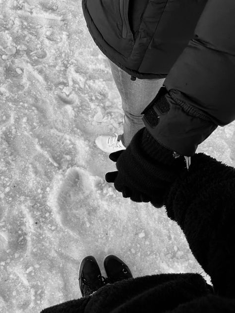 Winter Cuddles Couples, Year Manifestations, People Holding Hands, Snow Couple, 2024 Photo, Book Edits, Snow Gloves, Couple Holding Hands, Biker Love