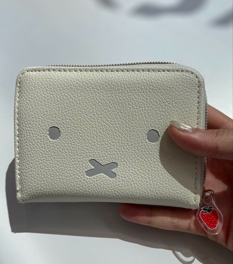 Miffy Airpod Case, Miffy Wallet, Cute Wallet Aesthetic, Miffy Stuff, Sanrio Wallet, Wallet Aesthetic, Easy Korean Words, Calico Critters Families, Cute Luggage