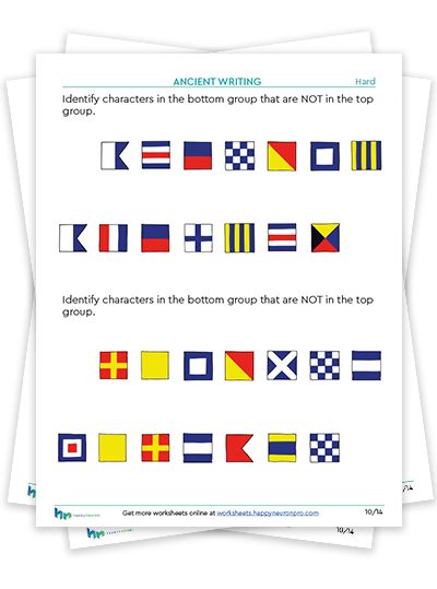 Nautical Themed Attention Exercises | PDF & Easy to Use Cognitive Worksheets, Worksheets For Adults, Tower Of Hanoi, Reasoning Activities, Memory Exercises, Ancient Writing, Auditory Processing, Executive Function, Executive Functioning Skills