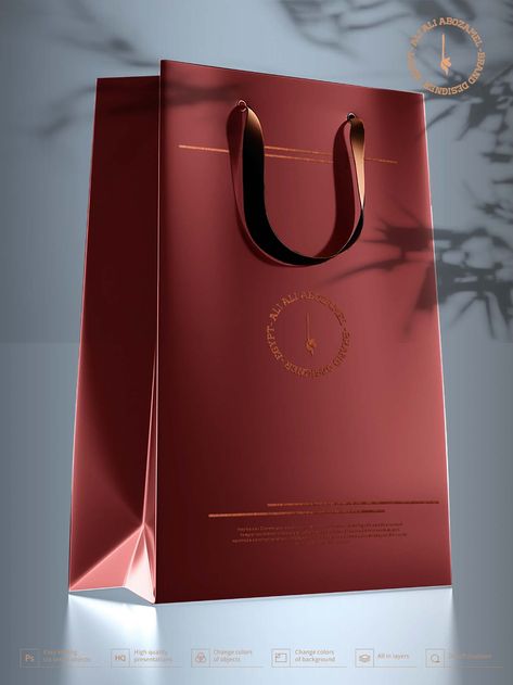 Luxury Shopping Bag Design, Luxury Shopping Bags, Luxury Mockup, Dessert Packaging Design, Box Bag Packaging, Shopping Bag Design, Paper Bag Design, Label Mockup, Luxury Packaging Design