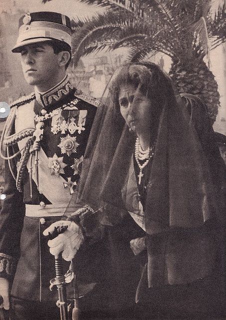 King constantine II of the Hellenes and his mother, Queen Friderica, at the funeral of King Paul I of the Hellenes. (1964).  Queen Friderica died in 1981 in Madrid.   (by royalist_today, via Flickr) Constantine Ii Of Greece, Royal Family Of Greece, Greek Royalty, Greek Royal Family, Greek History, Kingdom Of Great Britain, European Royalty, Royal House, Save The Queen