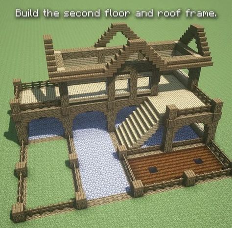 Square Roof Minecraft, Minecraft Roof Shapes, Minecraft Roof Guide, Roof Minecraft, Minecraft Roof, Mc Builds, Roof Shapes, Minecraft Inspo, Minecraft Building