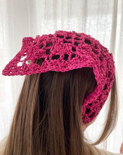 For those who prefer bandanas over hats or bucket hats, I have two lovely options! The pink one is made with Paulina yarn by @hobbii_yarn, and the white one is crocheted with Friends 8/4 Cotton 100%. I also updated the Crochet Heart Shawl Pattern yesterday to include instructions on how to crochet these cute bandanas. If you've already made the shawl, you’ll find it easy to follow along. I hope you enjoy this new idea! You can find the pattern in my Etsy, Ravelry, and Ribblr stores by cli... Hobbii Yarn, Crochet Bandana, Crochet Heart, Shawl Pattern, Bucket Hats, How To Crochet, Crochet Shawl, Beautiful Crochet, Bandanas