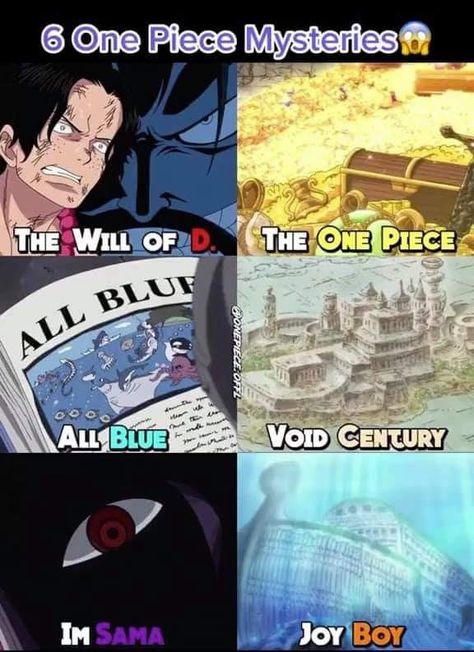 One Piece Manga Vs Anime, One Piece Mysteries, Will Of D One Piece, One Piece Arcs List, One Piece Facts, Luffy Crew, One Piece Theories, Pieces Facts, One Piece English