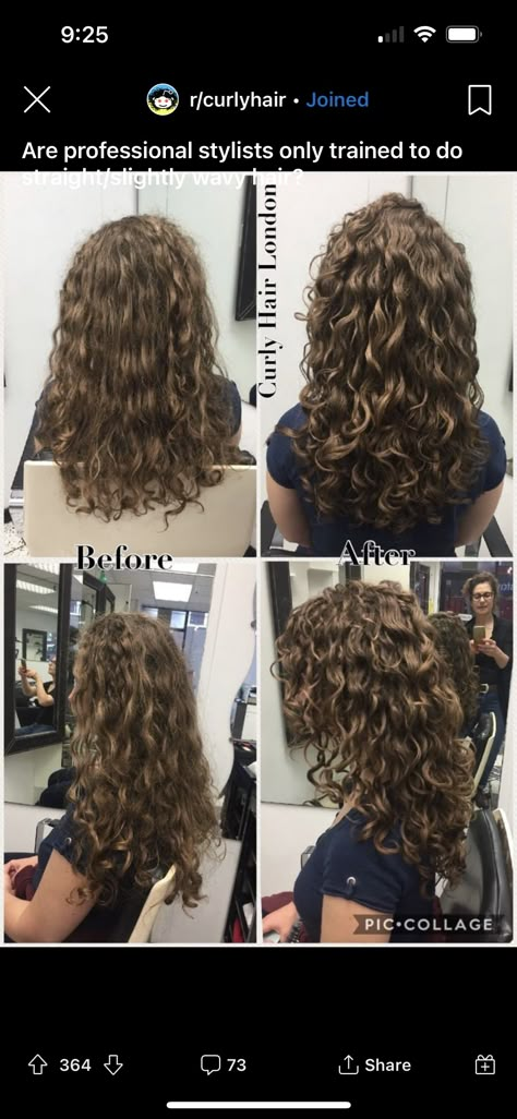 Perm With Layers Long Hair, Medium Long Haircut Curly Hair, Curly Haircut Lots Of Layers, W2c Hair, Wavy Hair Devacut, Layered Vs Non Layered Curly Hair, Stacked Layers Curly Hair, 2c Haircut Layers, 2b Curly Hair Haircuts Layers