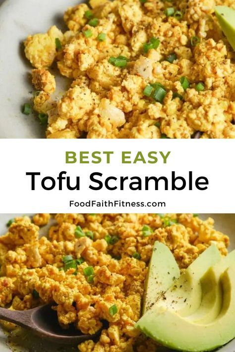 Learn to make a high-protein vegan alternative with this Tofu Scramble—a nutritious superstar ingredient that can be added to any number of dishes. Tofu Scramble Recipe, Ella Vegan, Nora Cooks, Tofu Scramble Vegan, Scrambled Tofu Recipe, Tofu Breakfast, Breakfast Scramble, Tofu Recipes Vegan, Tofu Scramble