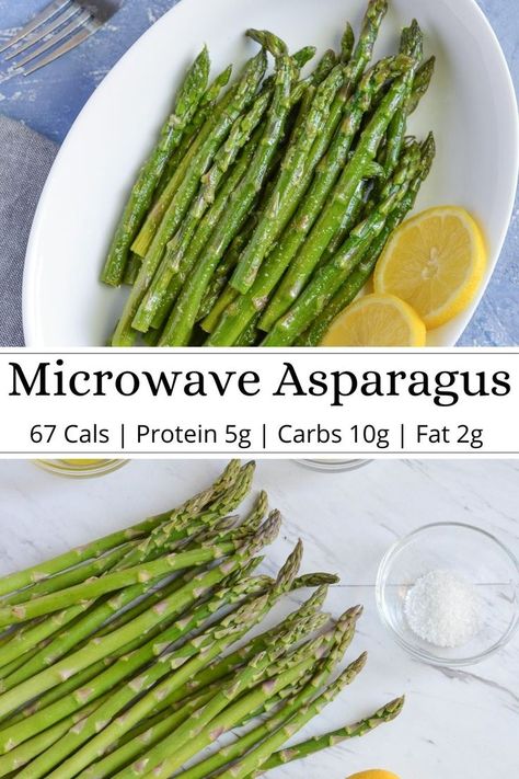 All you need is 5 minutes to make this ridiculously easy microwave asparagus recipe. Let see how to steam asparagus in the microwave step by step. A great appetizer or sides with grilled meat or tofu. Healthy, macrofriendly, low carb, fiber-rich recipe to enjoy. How To Cook Asparagus In The Microwave, Steamed Asparagus In Microwave, Steam Asparagus In Microwave, Microwave Asparagus Recipes, Asparagus In Microwave, Asparagus Shrimp Recipes, How To Steam Asparagus, Microwave Asparagus, Cooking Asparagus