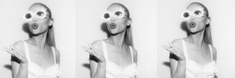 Ariana Grande Twt Header, Ariana Twitter Header, Ariana Grande Rem Beauty Photoshoot, Rem Beauty Photoshoot, Black And White Header Twitter, Ariana Grande Twitter Header, Ariana Grande Banner, Twitter Header White, White Header Twitter