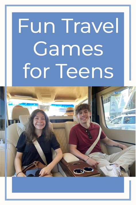 Car Ride Activities For Teens, Teen Road Trip Activities, Car Games For Teens, Road Trip Activities For Teens, Travel Games For The Car, Road Trip Games For Teens, Road Trip With Teens, Family Car Games, Car Ride Games