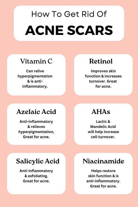 HOW TO GET RID OF ACNE SCARS: PROVEN TIPS FOR CKEARER SKIN Retinol Skincare Routine, Niacinamide And Retinol, Laser Acne Scar Removal, Acne Scar Remedies, Best Retinol, Acne Scaring, Retinol Skincare, Pimple Scars, Acne Overnight