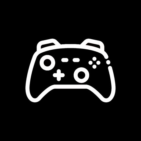 game controller xbox ps4 homescreen app icon ios 14 layout Xbox Black Icon, Black Game Aesthetic, Black Xbox Icon, Gaming Icons Aesthetic, Black And White Xbox Icon, Black Game Icon, Games Icon Aesthetic Logo, Game Black Icon, Game Launcher Icon