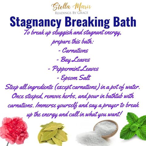 Salt Bath Cleansing, Spiritual Bath Recipes, Bath Spells, Hoodoo Witch, Witch Bath, Bath Magic, Spiritual Crafts, Spiritual Cleansing Bath, Magic Bath