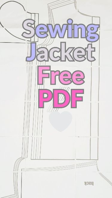 How to Sew a Tailored Jacket with a Free PDF Pattern | Beginner Sewing Tutorial Diy Jacket Pattern, Sew A Jacket, Sewing Jacket, Jacket Diy, Dress Sewing Patterns Free, Jacket Sewing, Coat Pattern Sewing, Modern Sewing Patterns, Free Sewing Patterns