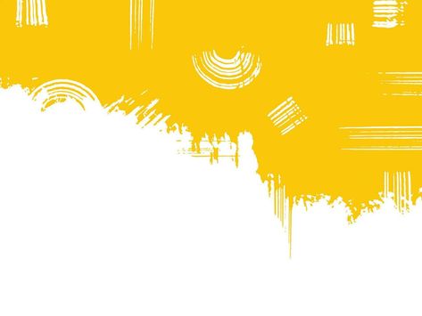 Textured grungy yellow ink and white colored vector background isolated on horizontal landscape template. Simple, flat, and playful art style wallpaper for website, poster, brochure, cover title. Yellow Background Horizontal, Yellow Background Landscape, Simple Background Landscape, Photoshop Keyboard, Website Poster, Landscape Template, Horizontal Background, Playful Art, Horizontal Landscape