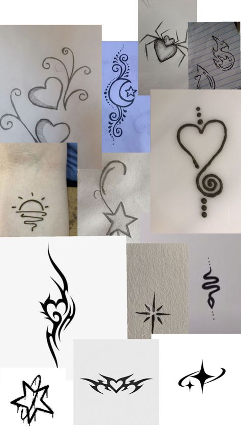 Y2K symbols Y2k Symbols, Arm Drawing, Pen Tattoo, Kawaii Art, Tattoo Ideas, Tattoo Designs, Cool Designs, Character Design, Tattoos