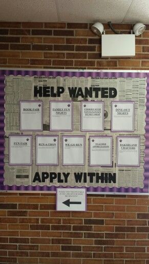 PTO Help Wanted Ad Parent Council, Pto Bulletin Board, Pta Bulletin Boards, Pto Mom, School Council, Pto Board, Pta Membership, Pta Events, Pta Moms