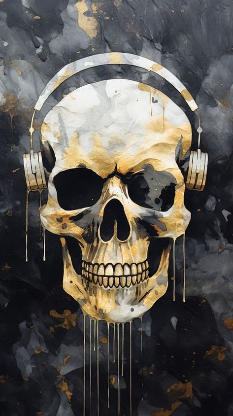 Music Skull wallpaper music technology creativity. | free image by rawpixel.com / Boom Iphone Wallpaper Skull, Iphone Wallpaper 8k, Skull Wallpaper Iphone, Music Skull, Skull Wallpapers, Skeleton Wallpaper, Iphone Wallpaper Music, Wallpaper Music, Music Technology