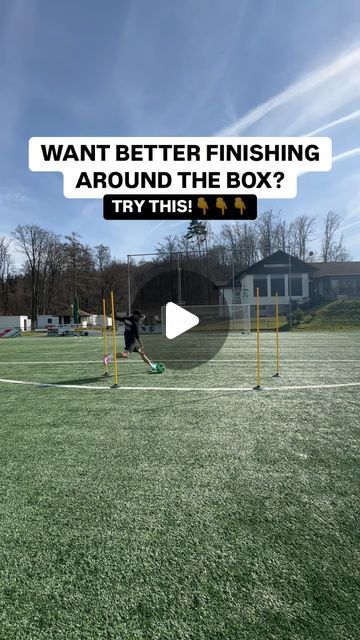 Cooper.coaching ⚽️ Trainer on Instagram: "Direct Touch To Goal!  Master your off ball movement in front of goal and create more opportunities in game after trying this drill. After making your first pass, directly move away into the free space to receive the next pass. Take your next receiving touch through the poles/cones and step inside with your touch. From there, get your shot off as soon as possible!  Do this drill for 6 total sets. That will be 3 sets starting from each side. Each set will be 6-8 shots!   SEND THIS TO SOMEONE YOU WANT TO TRY THIS WITH!  Message @cooper.coaching the word “WORK” if you want me to send you more player specific drills or need help getting where you want to in ⚽️! (do NOT comment it, only send it to my Direct Messages!)    🛑 My app is now up! Check out c Tiktok Fitness, Soccer Training Workout, Football Training Drills, Sports Clips, Football Drills, Soccer Workouts, Your Touch, Soccer Drills, Instagram Direct