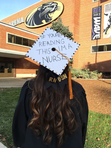 12/20/15 drake inspired :)  #drake #DIY #nursing #graduationcap #RN  #college #graduation Funny Nurse Graduation Cap, Nursing Cap Decoration Graduation, Funny Nursing Graduation Caps, Nurse Cap Graduation, Lpn Graduation Cap, Nursing Cap Decoration, Graduation Cap Designs Nursing, Graduation Cap Nursing, Nursing School Graduation Cap