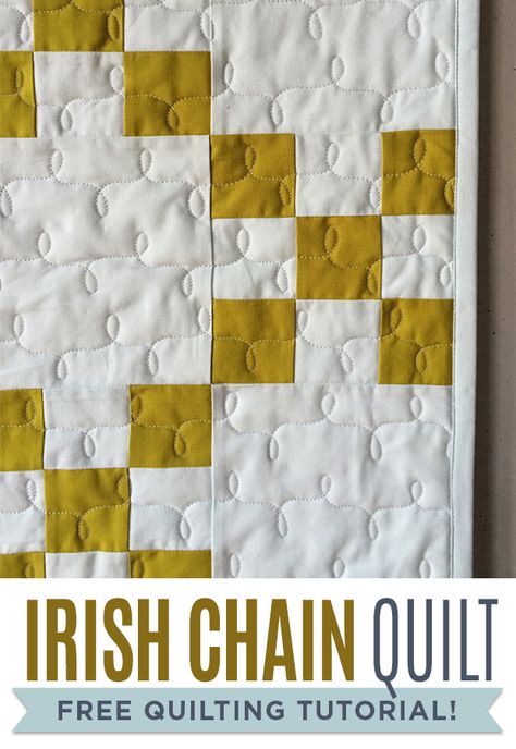 Star Sashed Nine Patch Quilt Tutorial, Irish Quilt Patterns, Easy Quilting Projects, Irish Chain Quilt Pattern, Irish Quilt, Missouri Star Quilt Company Tutorials, Heather Jones, Easy Quilting, Irish Chain Quilt