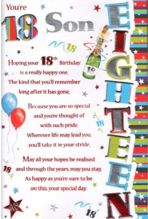 My Son 18th Birthday Quotes, Sons 18th Birthday, 18th Birthday Wishes For Brother, To My Son On His 18th Birthday, Happy 18th Birthday Wishes My Son, Birthday Sash, Birthday Cards For Son, Son Quotes, Sharing Quotes