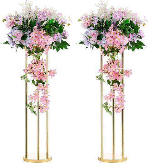 High Floral Centerpieces Wedding, Cylinder Pedestal, Columns Decor, Store Pics, Vases For Centerpieces, Pipe And Drape Backdrop, Chandelier Decorations, Wedding Vase Centerpieces, Tall Wedding Centerpieces