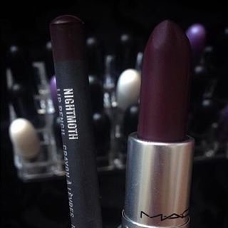 Instagram photo by @makeupslaves • Oct 13, 2015 at 2:01 PM Mac Smoked Purple, Mac Lips, Beautiful Lipstick, Perfect Dark, Dark Lipstick, Purple Lips, Purple Lipstick, High End Makeup, Mac Makeup