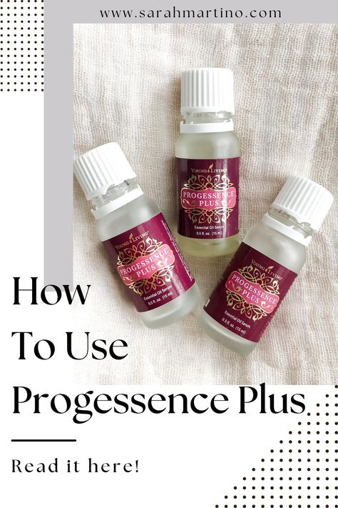 Learn how I use this oil blend to help balance my hormones. Plus, learn if this is the right choice for you too! Click to read more! How To Use Progessence Plus, Progessence Plus Young Living, Progessence Plus, Balance My Hormones, Period Hacks, Oils For Sleep, Young Living Essential Oils Recipes, Happy Hormones, Essential Oil Benefits