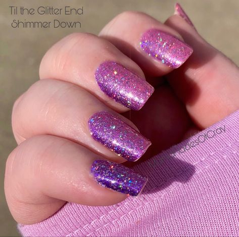 Color Street Shimmer Down & Til the Glitter End ombre mixed mani Color Street Til The Glitter End Combo, Color Street Shimmer Down Mixed Mani, Til The Glitter End Color Street, Color Street Til The Glitter End, Color Street Shimmer Down, Pink Sparkles, Nail Color Combos, Nail Shimmer, Color Street Nails