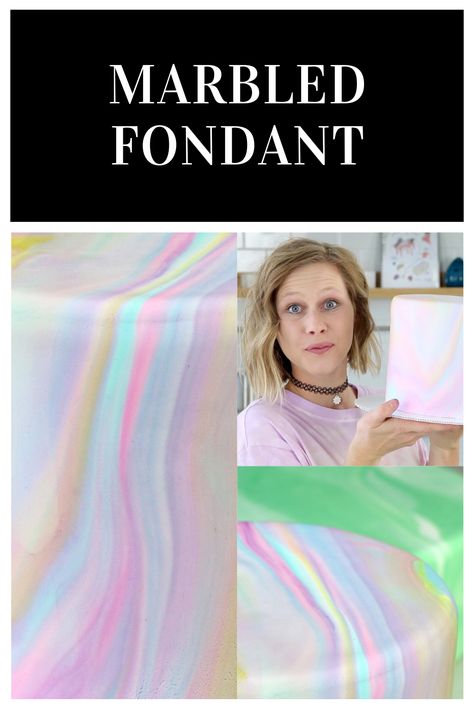 Marbled Fondant 👩🏼‍🍳✨ Today I teach you how to marble fondant! I'm making a Taylor Swift Lover themed cake display and I bring you along as I marble some pretty pastel colors together. Marbled fondant is so fun because it's a surprise everytime, but always turns out really cool. The finished cakes remind me of tie dye or a pretty pink sunset. This is definitely a cake decorating technique you'll want to know! How To Marble Fondant, Marble Fondant, Kpop Cake, How To Color Fondant, Marbled Fondant, Fondant Rainbow, Taylor Swift Cake, Candy Birthday Cakes, Candy Birthday