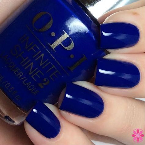 OPI Infinite Shine: Indignantly Indigo Opi Nail Colors, Pretty Nail Colors, Indigo Nails, Opi Infinite Shine, Beauty Finds, Blue Nail Polish, Blue Nail, Colorful Nail Designs, Fancy Nails