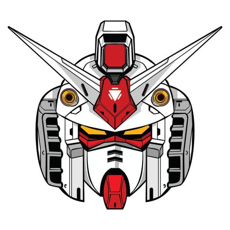 Gundam Logo Design, Gundam Head Art, Gundam Profile Picture, Gundam Head Design, Gundam Graphic Design, Gundam Tattoo Design, Gundam Face, Gundam Helmet, Gundam Tattoo