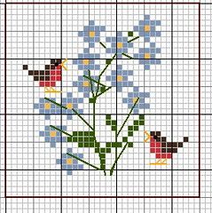 Tiny Cross Stitch, Small Cross Stitch, Pola Kristik, Cross Stitch Patterns Flowers, Cross Stitch Heart, Cross Stitch Bird, Mini Cross Stitch, Cute Cross Stitch, Cross Stitch Cards