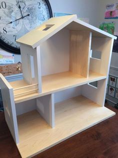 The World's Largest Collection of 16,000 Woodworking Plans!( Check the link BELOW ) 👉 #Haawood #woodworkingprojects #woodworking #woodworkingtips #woodworkingplans #woodworkingideas Building A Dollhouse Diy Ideas, Small Doll House, Dollhouse Bookcase, Wooden Doll House, Diy Barbie House, Doll House Plans, Woodworking Toys, Dollhouse Projects, Toy House