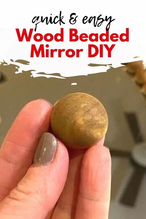 Decorate your living room, bedroom or entryway on a budget with this quick and easy mirror makeover for cheap. Round Mirror Makeover, Candle Holder Makeover, Decor Hacks Diy, Vintage Office Desk, Plain Mirror, Reclaimed Wood Mirror, Patio Installation, Closet Door Makeover, Repurposed Dresser