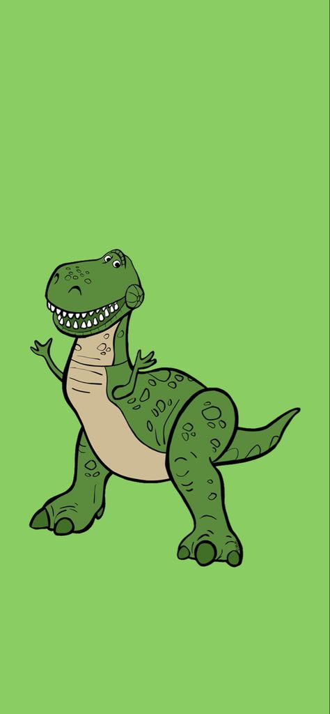 Toy Story Poster Ideas, Rex Toy Story Drawing, Toy Story Dinosaur, Katie Core, T Rex Tattoo, T Rex Toys, Toy Story Baby, Dino Toys, Wallpaper Iphone Boho