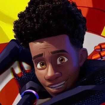 Miles Pfp, Spider Man Spider Verse, Spider Man Spider, Miles Morales Icon, Miles Baby, Miles Spiderman, Spaider Man, Curly Hair Drawing, Drawing Cartoon Faces