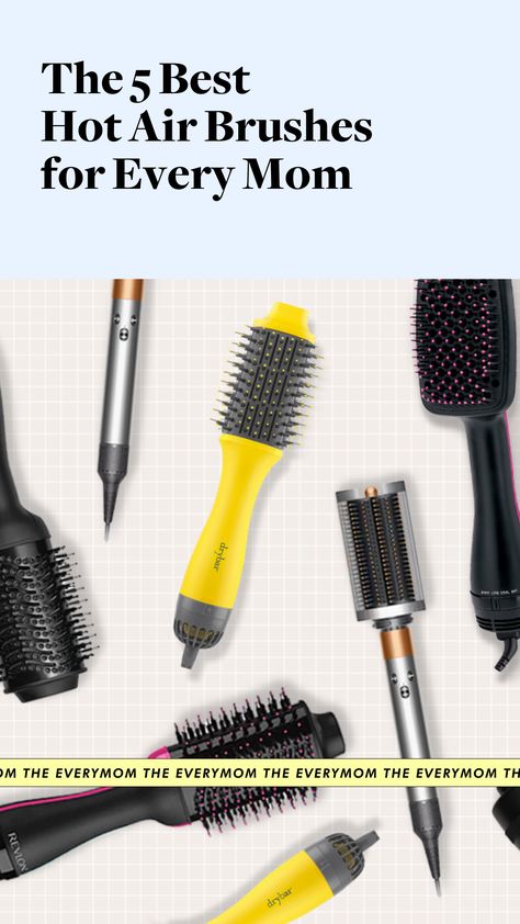 Looking to add a new styling tool to your haircare routine? One mom is sharing five of the best hot air brushes for every hair type and need. Amika Hair Tools, Best Hair Dryer Brush, Brush Dryer Hair, Best Round Brush Hair Dryer, Best Blowout Brush, Best Hair Dryers Top 10, Hair Drying Brush, Best Hair Styling Tools, Best Blow Dryer Brush