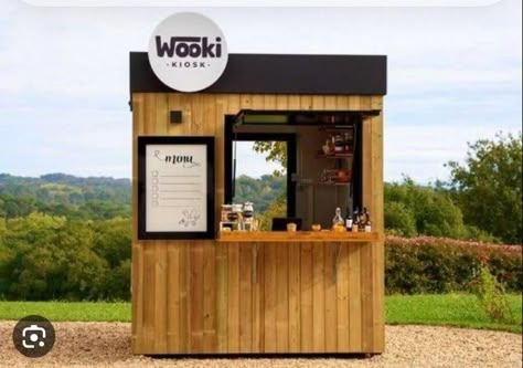 Kiosk Layout Plan, Mini Stall Design, Wooden Kiosk Design, Small Kiosk Design, Cafe Kiosk Design, Cafe Stall, Coffee Kiosk Design, Beach Kiosk, Mini Coffee Shop