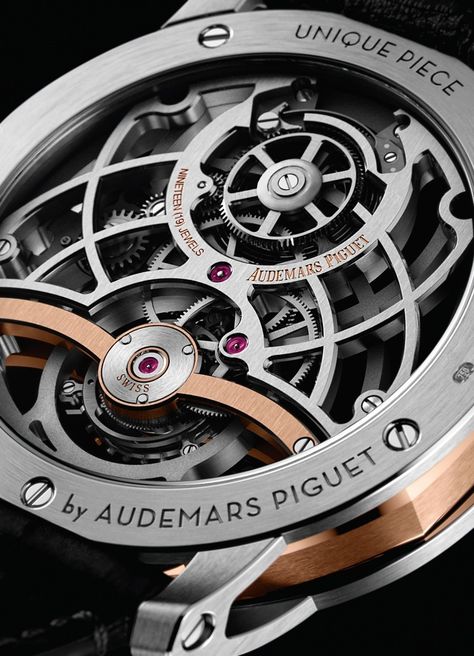 Audemars Piguet Code 11.59 Tourbillon Openworked Only Watch 2019 Audemars Piguet Watches, 11 59, Watches Unique, Gold Hands, Gold Case, Audemars Piguet, Watch Case, Pink And Gold, Unique Pieces