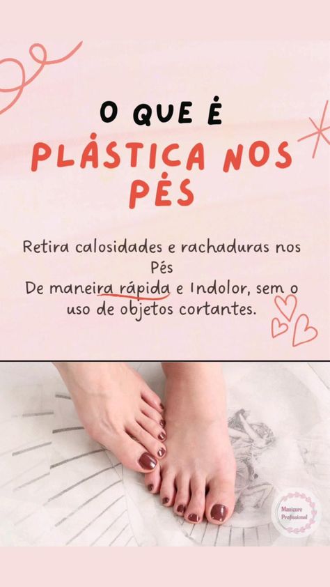 Plástica nos Pés
 • Beleza dos Pés
 • Cuidados com os Pés
 • Pés Livres de Rachaduras
 • Pés Saudáveis Nail Salon Design, Tongue Health, Health Guide, Nail Health, Foot Health, Yellow Nails, Salon Design, Diy Manicure, Body Hair