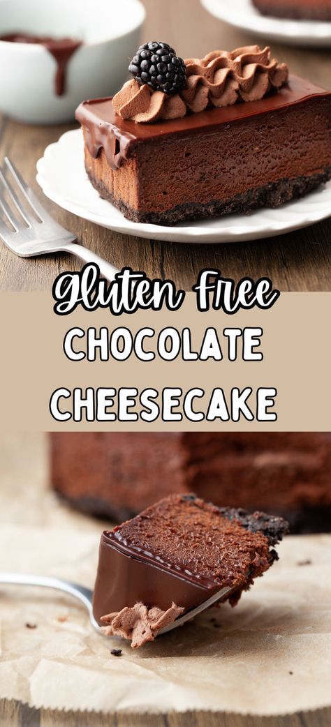 Chocolate Dessert Gluten Free, Cheesecake Recipes Gluten Free, Crustless Chocolate Cheesecake, Chocolate Gluten Free Desserts, Gluten Free Chocolate Mousse, Dairy Free Chocolate Cheesecake, Gluten Free Chocolate Cheesecake, Easy Gluten Free Desserts Quick And, Gluten Free Cheesecake Recipe