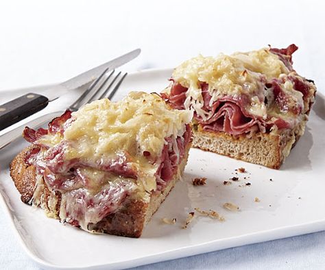 Reuben Recipe, Reuben Sandwiches, Open Faced Sandwich, Fine Cooking, Burgers Sandwiches, Soup And Sandwich, Open Face, Wrap Recipes, Wrap Sandwiches