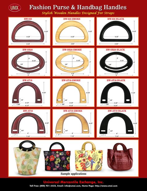 UMX Catalogues - Stylish Fashion Purse and Handbag Hardware - Wooden Handles Wooden Handle Bag, Wooden Purse, Handbag Hardware, Wooden Bag, Diy Bag Designs, Diy Bags Purses, Purse Hardware, Diy Handbag, Purse Handles