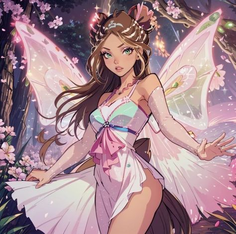 Winx Club Flora, Klub Winx, Bloom Winx Club, Inspiration Tattoos, Fairy Artwork, Pinturas Disney, Winx Club, Narnia, Anime Comics