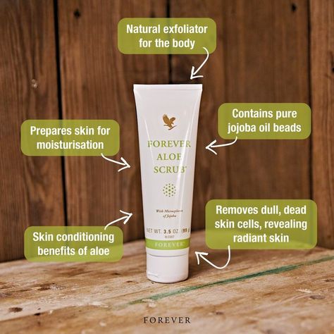 Forever Aloe Scrub Benefits, Aloe Vera Gelly Forever Living Benefits, Aloe Scrub, Le Mal A Dit, Aloe Vera Gel Forever, Aloe Vera Gelly, Natural Face Scrub, Forever Living Business, Forever Living Aloe Vera